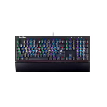 COSMIC BYTE CB-GK-03 BLACK EYE WIRED ALUMINIUM MECHANICAL KEYBOARD BLUE SWITCH